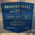 sample bottle of Heaven Hill 27-Year-Old Barrel Proof Small Batch