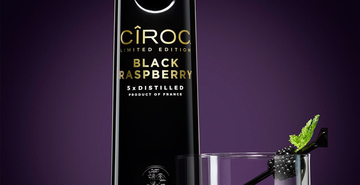 Cîroc presenta el vodka negro con sabor a frambuesa, Cîroc Black Raspberry
