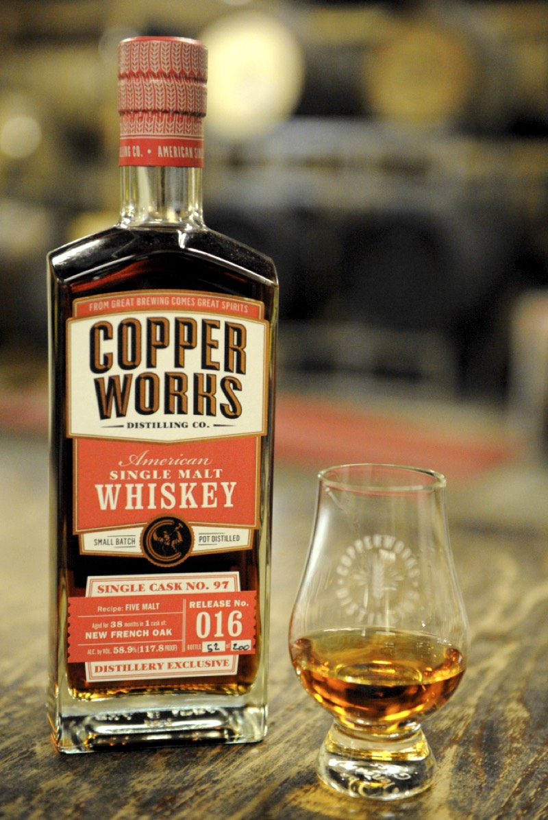 Copperworks marks five years with single cask whiskey