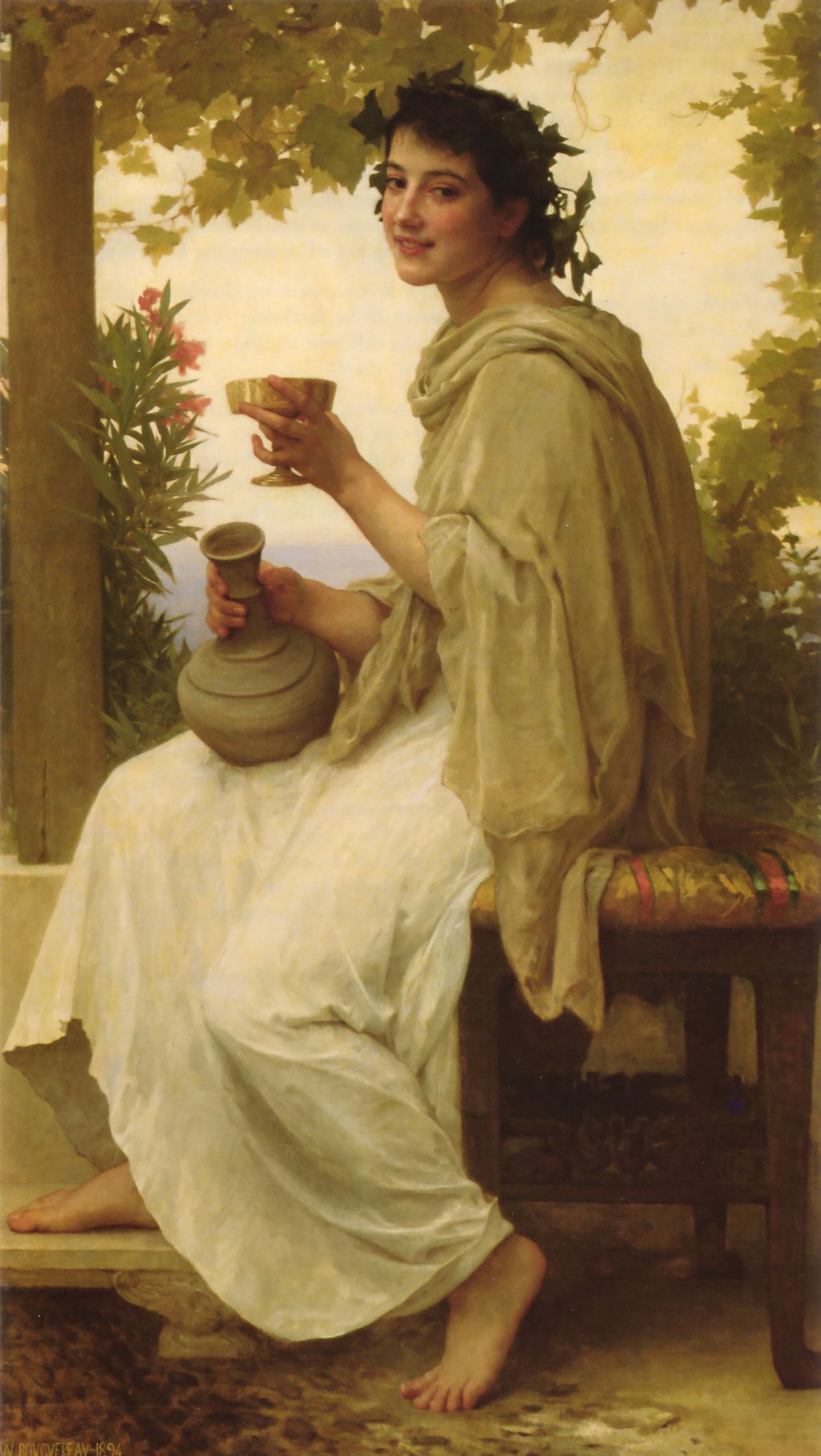 Bacchante (1894), de William Adolphe Bouguereau_1