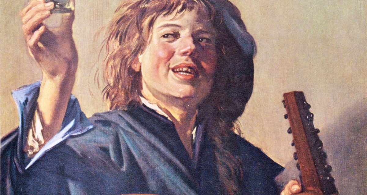 “El músico de laúd feliz” (1626), de Frans Hals