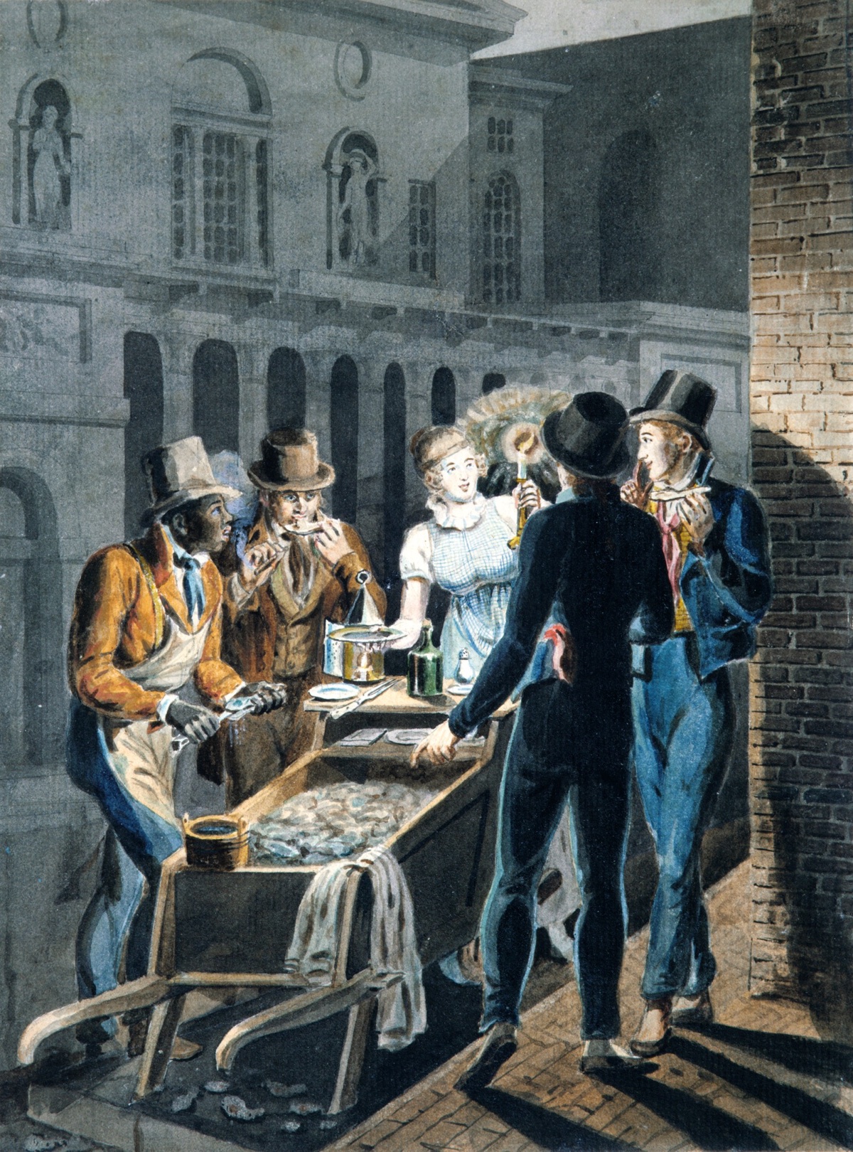 Nightlife_in_Philadelphia—an_Oyster_Barrow_in_front_of_the_Chestnut_Street_Theater_MET_ap42.95.181