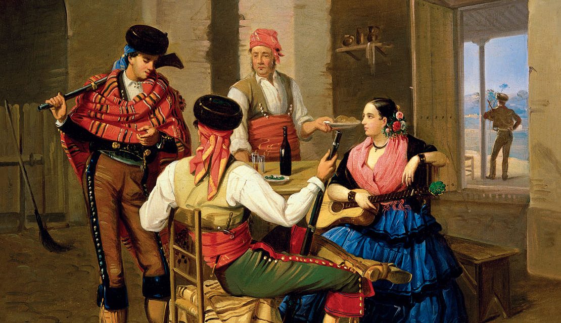 “Escena de una venta” (1855), de Manuel Cabral Aguado Bejarano