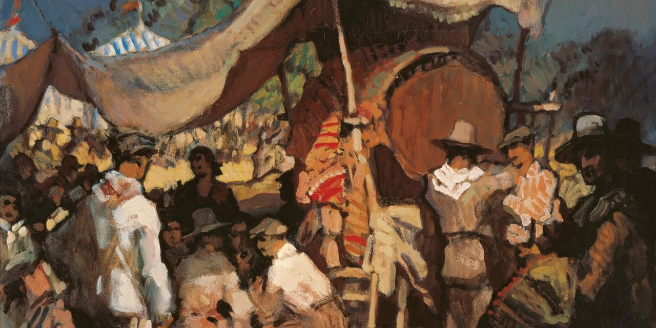 “Feria” (comienzo del siglo XX), de Gustavo Bacarisas