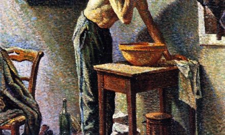 “Hombre lavándose” (1887), de Maximilien Luce