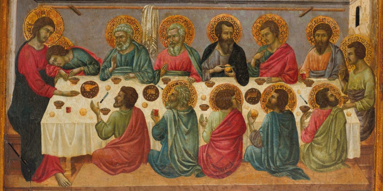 “La Última Cena” (1325–1330), de Ugolino di Nerio (Ugolino da Siena)