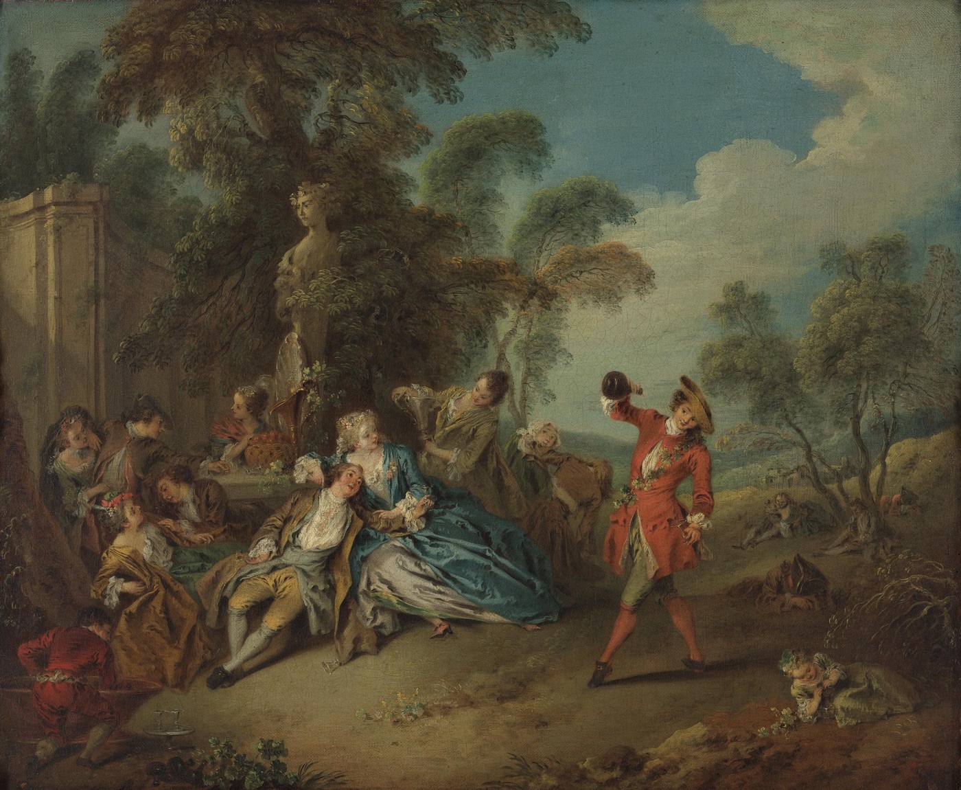 Las alegrías de la vida en el campo (sobre 1730), de Jean-Baptiste Pater-1