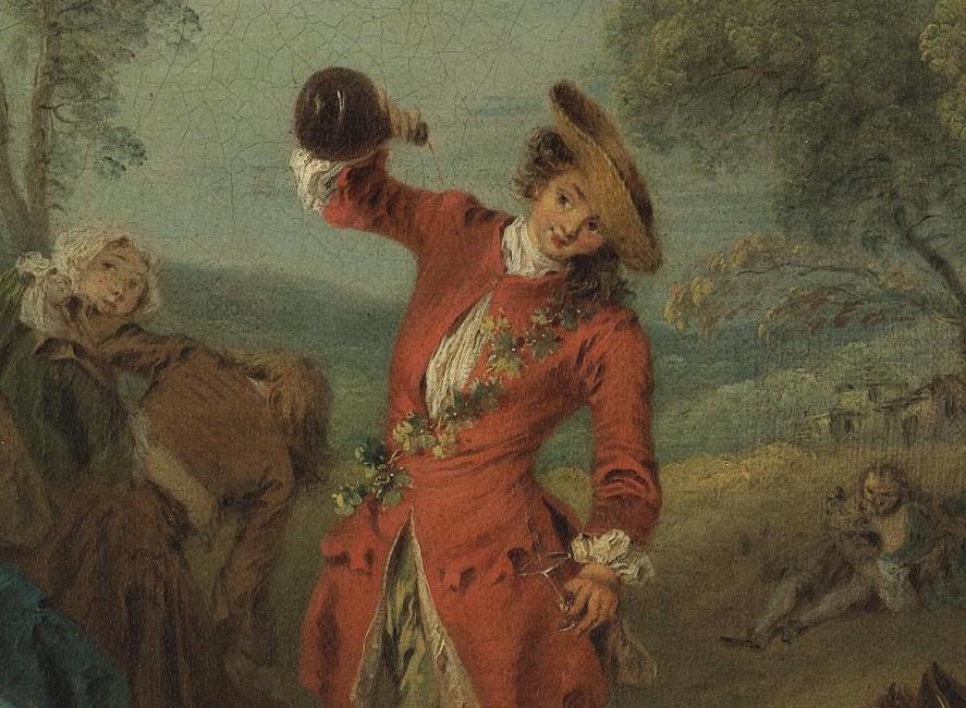 Las alegrías de la vida en el campo (sobre 1730), de Jean-Baptiste Pater-2