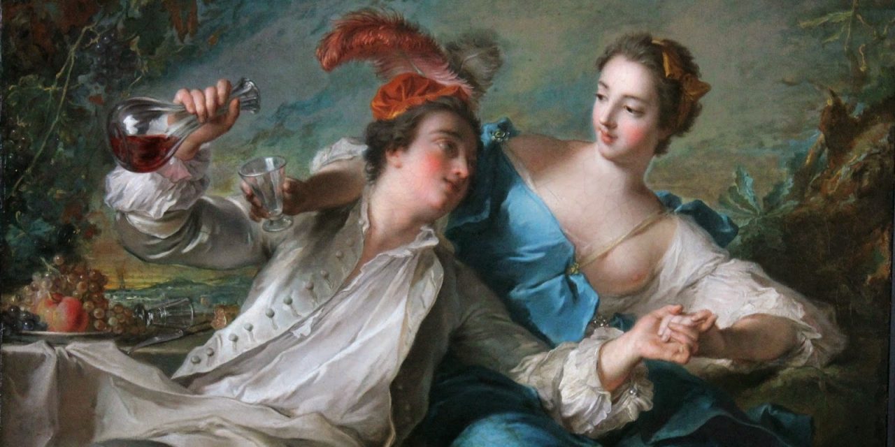 “Los amantes” (1744), de Jean-Marc Nattier