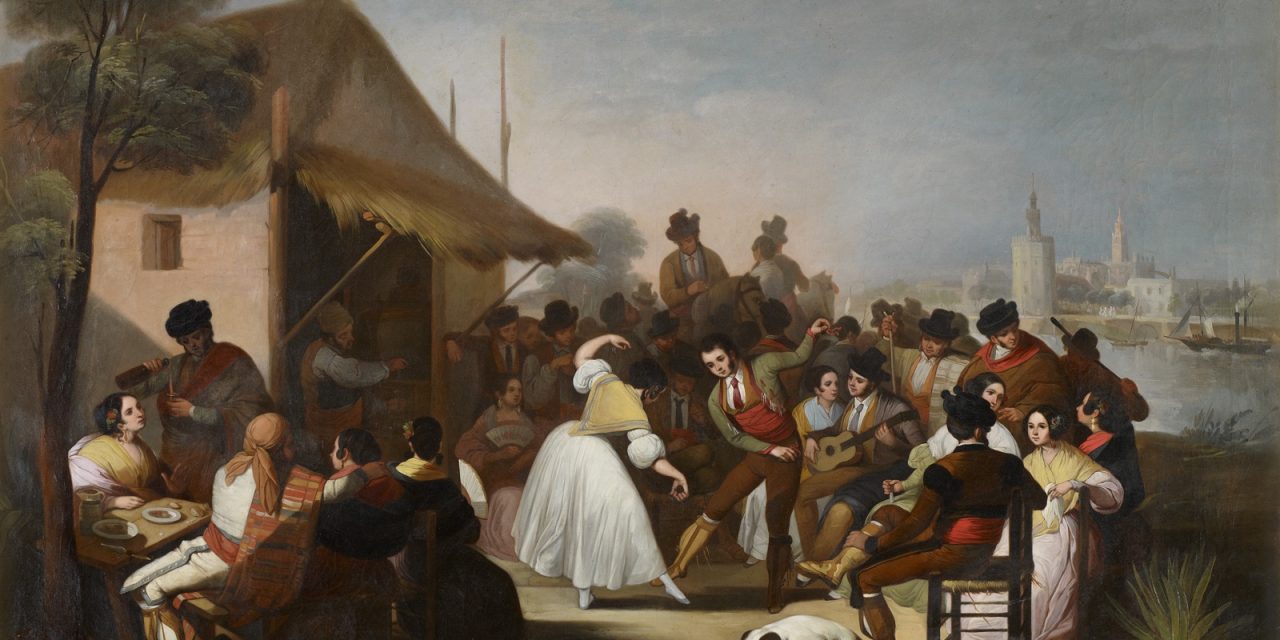 “Un baile en Triana” (1850), de Francisco de Paula Escribano Liñán