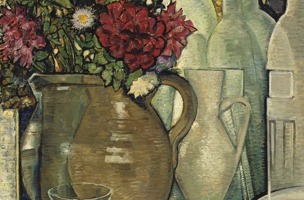 “Un bodegón con flores en un florero” (1920), de Vilmos Huszar