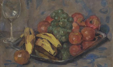 “Un bodegón con frutas y una copa de vino” (1903), de Auguste Herbin