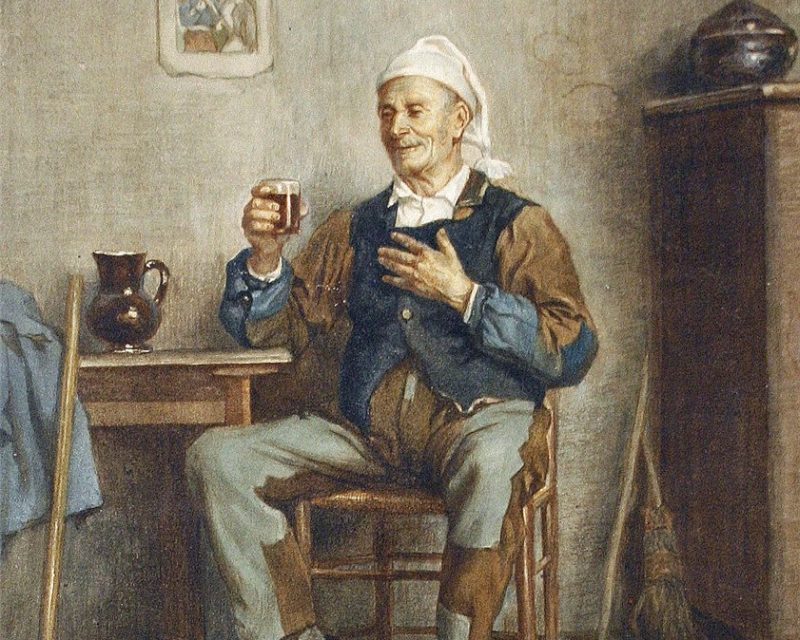 “Un buen trago” (1880), de Charles Moreau