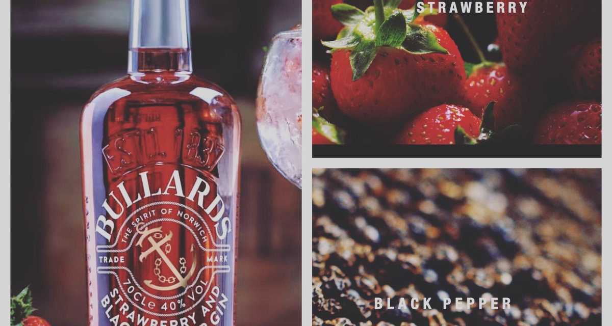 Bullards Spirits presenta su ginebra de fresa y pimienta negra, Strawberry & Black Pepper Gin