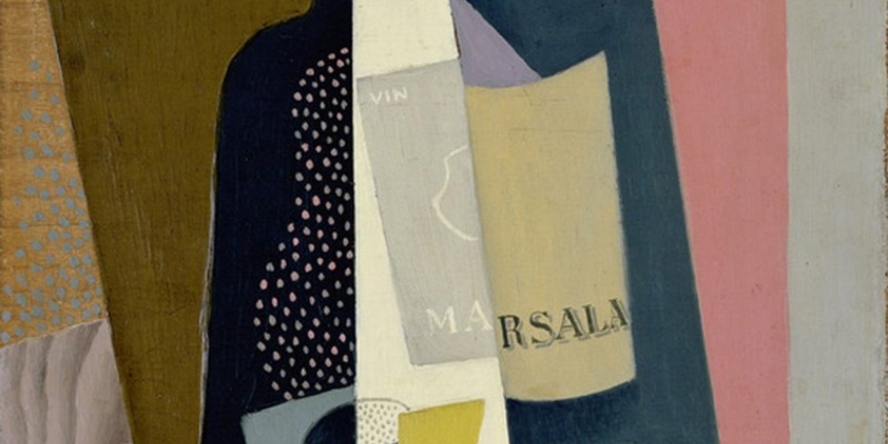 “Bodegón con botella Marsala” (1917), de Gino Severini