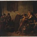 El reparto de la sopa en un convento de capuchinos (1866), de Serafín Martínez del Rincón y Trives