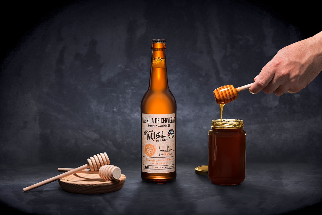 Estrella Galicia lanza una cerveza de tradición celta con miel de Galicia