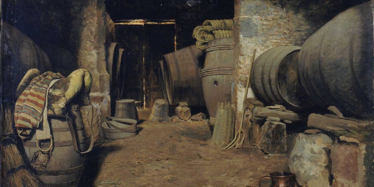 “Interior de bodega” (hacia 1871), de Tomás Moragas