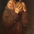 Hombre con vino (1880), de Gaetano Bellei