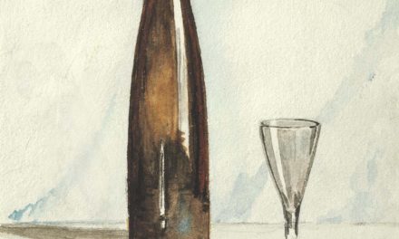 “Bodegón con botella de vino y vaso” (1899), de Edward Hopper