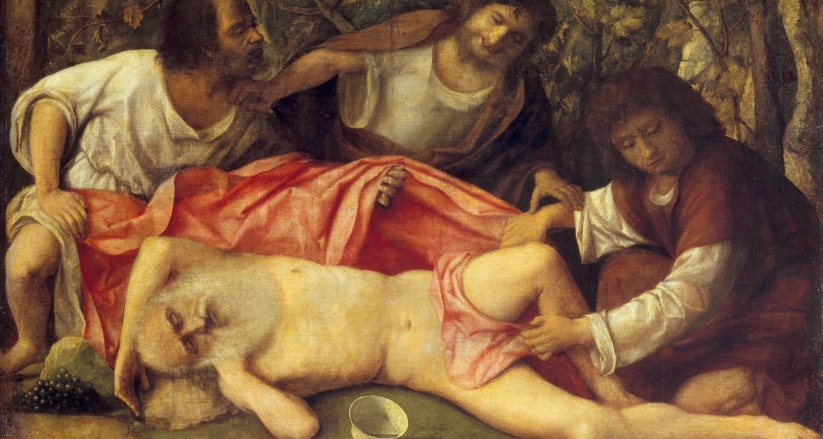 “La Embriaguez de Noé” (1515), de Giovanni Bellini