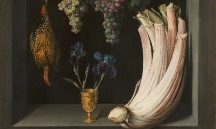“Bodegón con cardo, francolín, uvas y lirios” (1628), de Felipe Ramírez