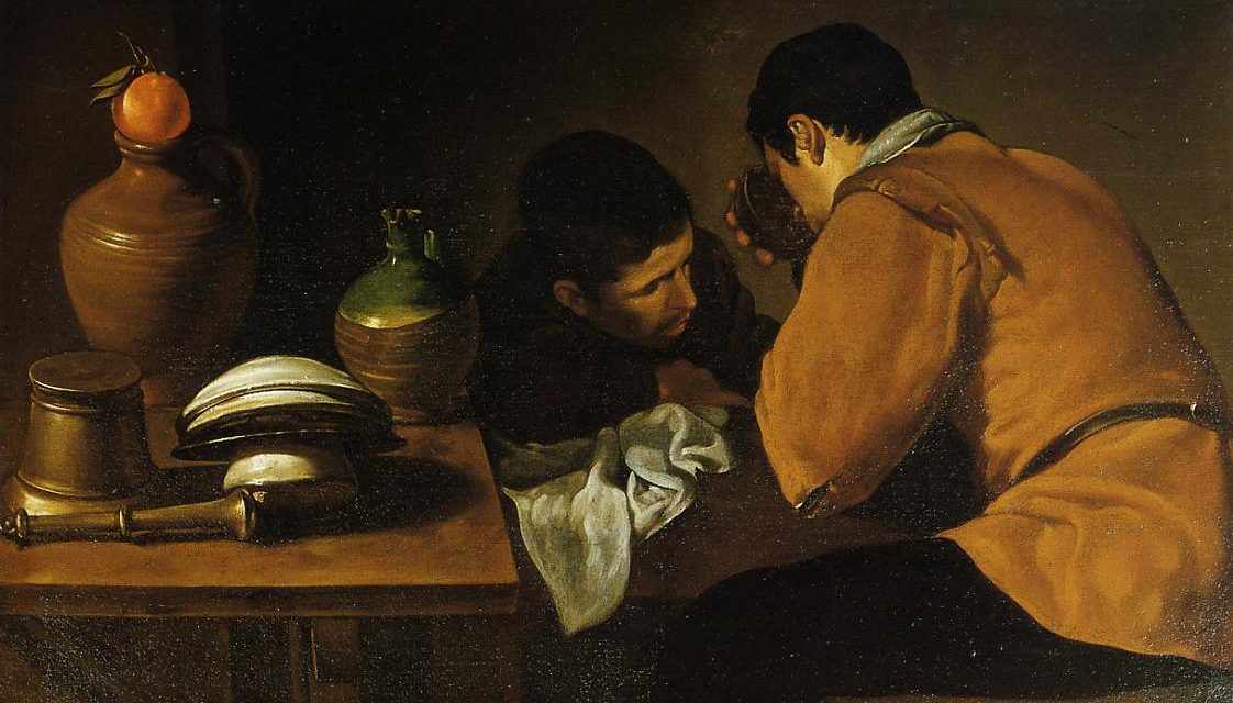 “Dos jóvenes a la mesa” (1622), de Diego Velázquez