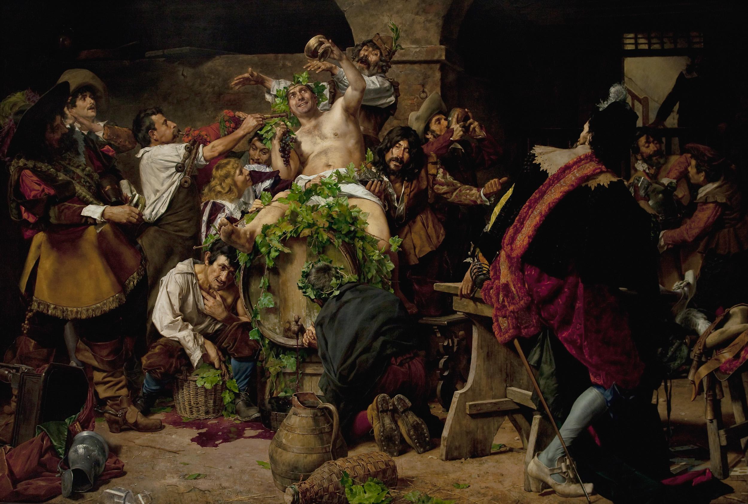 Los borrachos. Bacanal (1889), de Antonio Fabrés