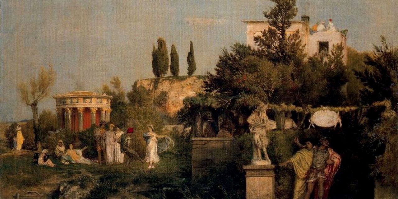 “Taberna en la Antigua Roma” (1867), de Arnold Böcklin