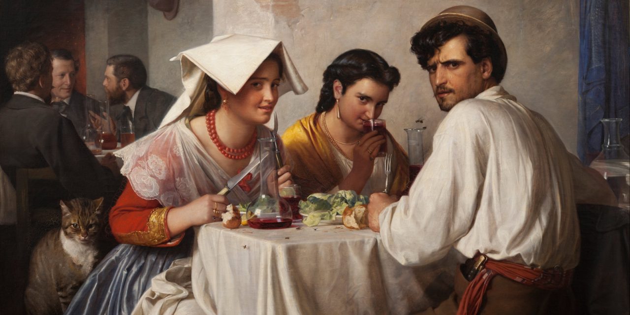 “En una hostería romana” (1866), de Carl Bloch