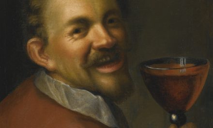 “Retrato con copa de vino” (1596), de Hans von Aachen