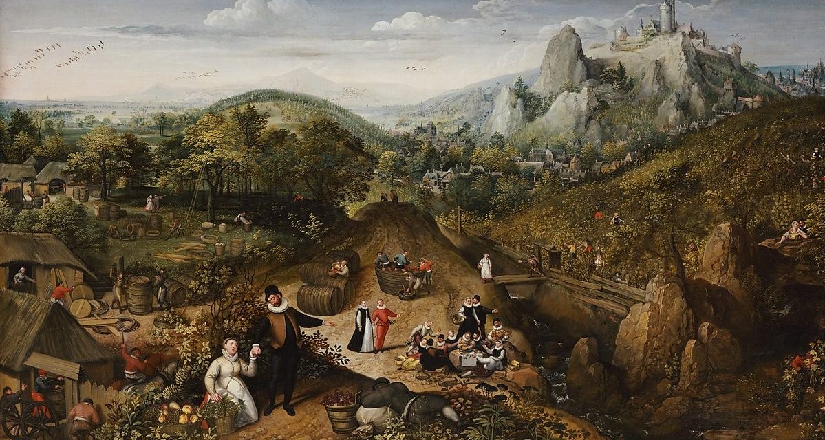 “El otoño con la vendimia” (1585), de Lucas van Valkenborch