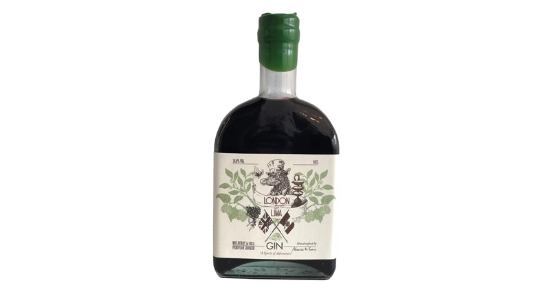 London to Lima lanza London to Lima Mulberry & Coca Gin Liqueur