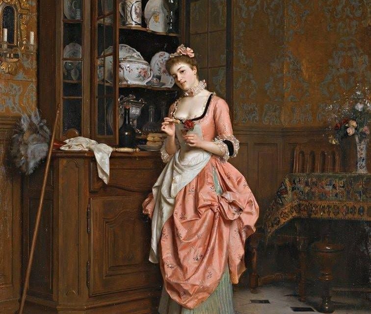 “The aperitif” (1881), de Emíle-Pierre Metzmacher
