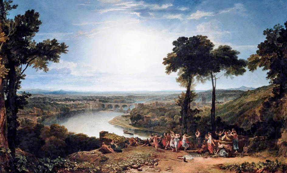 “Festival de la apertura de la cosecha en Macon, Francia” (1803), de J. M. W. Turner