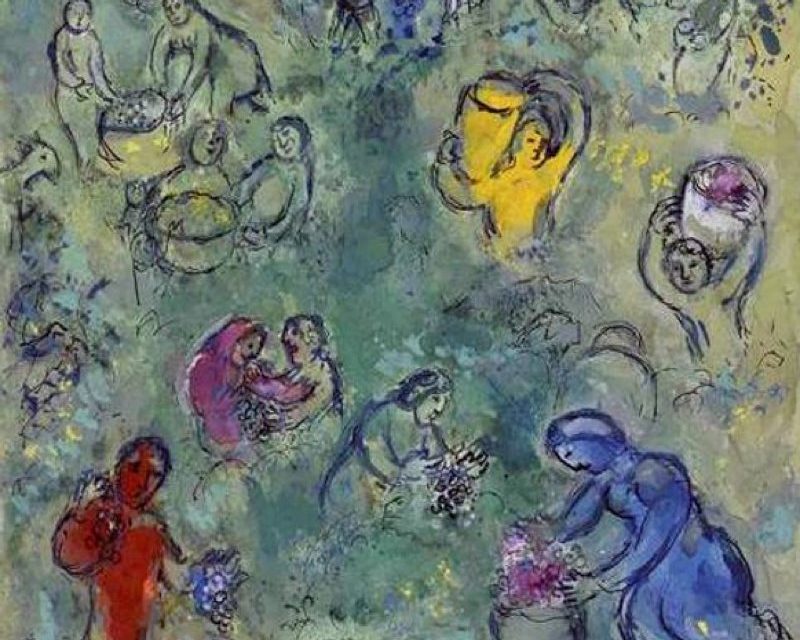 “La vendimia” (1942), de Marc Chagall