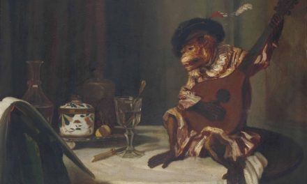 “El mono músico” (1834), de Alexandre-Gabriel Decamps