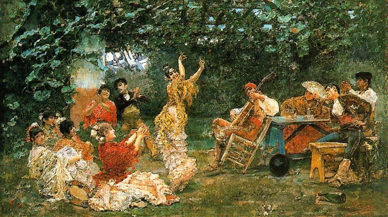 “Baile andaluz” (1893), de  José Villegas Cordero