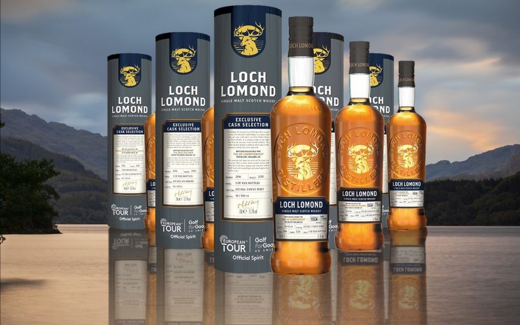Loch Lomond embotella cinco whiskies de barril único con European Tour’s UK Swing 2020 golf tournament