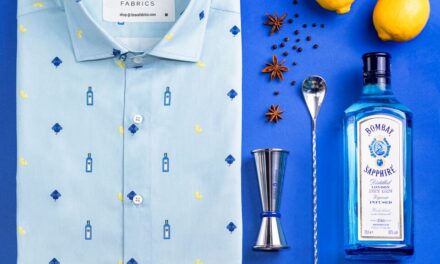 Bombay Sapphire se una a Brava Fabrics para crear una camisa basada en la esencia y los botánicos de la icónica ginebra