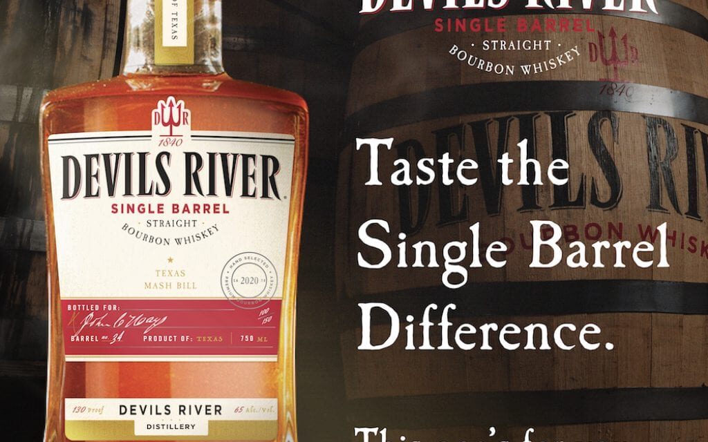 Devils River Distillery lanza Devils River Single Barrel Straight Bourbon Whiskey