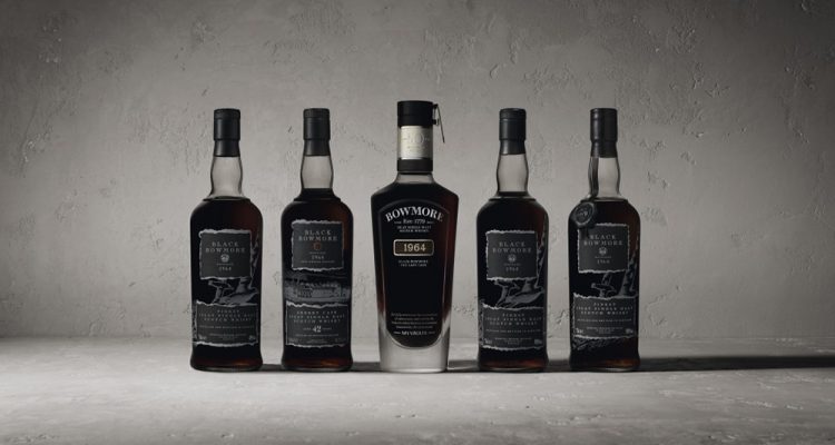 5 botellas ultra raras de whisky negro de malta Bowmore de 1964 se venden por 563.000 dólares