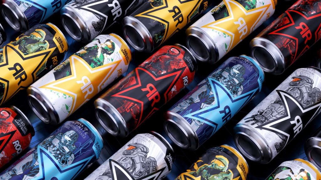 Rockstar Energy Drink se une a Halo Infinite de cara a su lanzamiento con una edición especial de sus latas