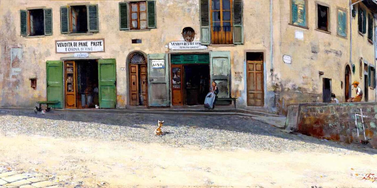“Calle, Settignano” (1880), de Telemaco Signorini
