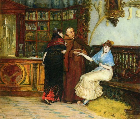“El mal de amores” (1861), de Vicente Palmaroli