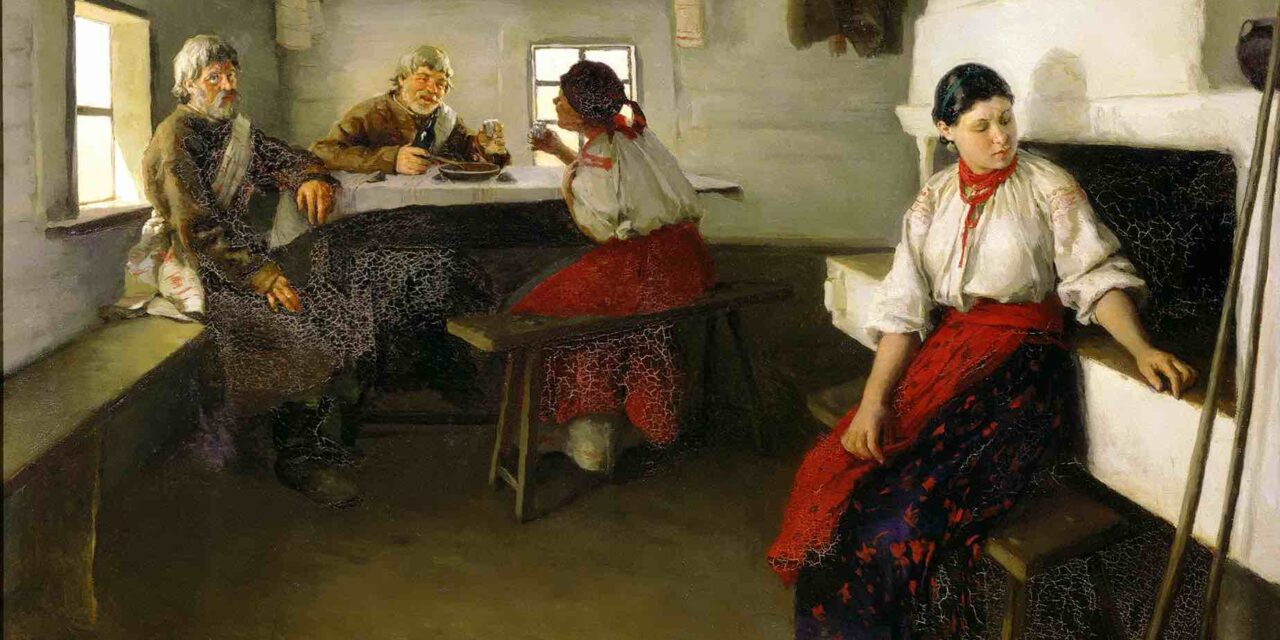 “Casamenteros” (1882), de Mykola Pymonenko