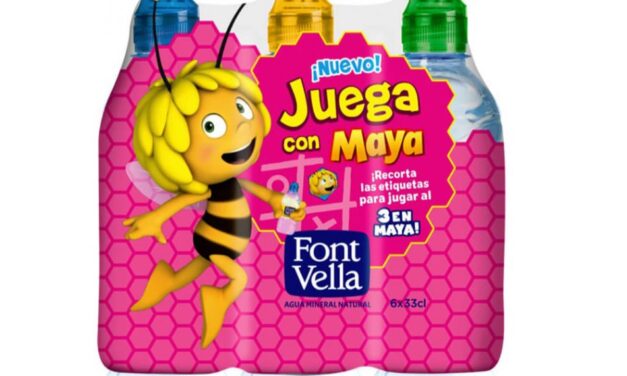 La Abeja Maya protagoniza las nuevas botellas de Font Vella Kids