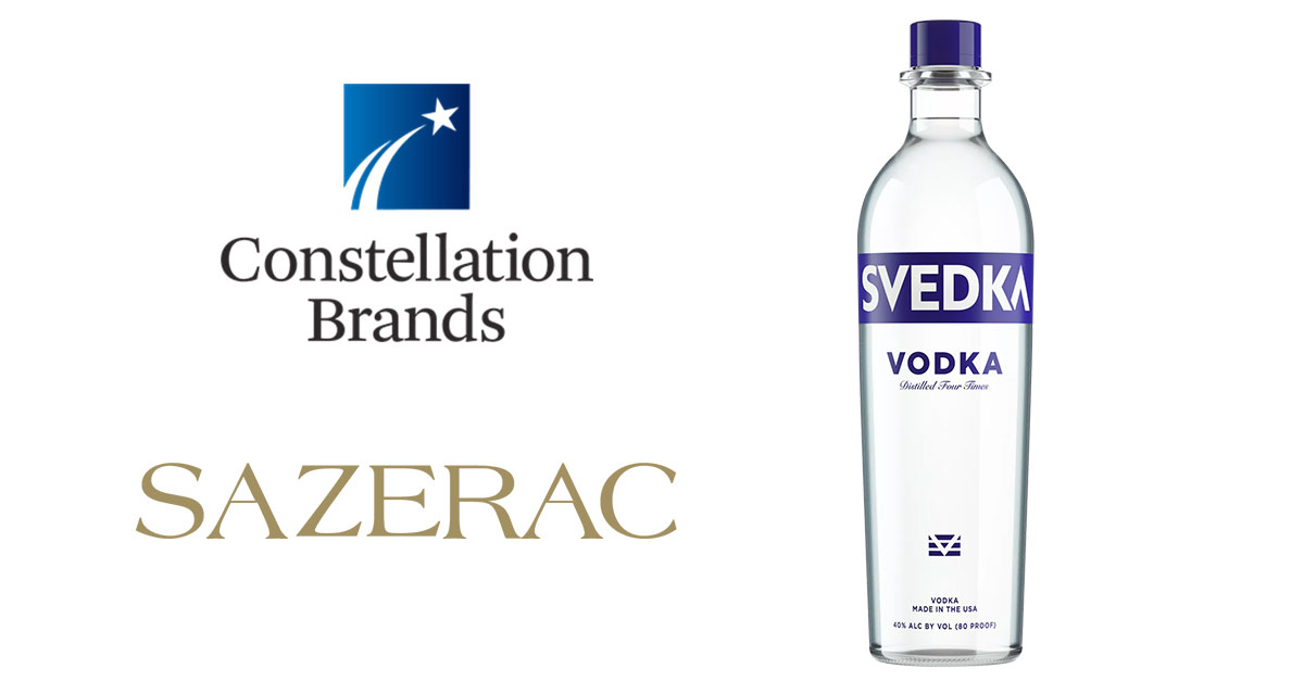 Constellation venderá vodka Svedka a Sazerac