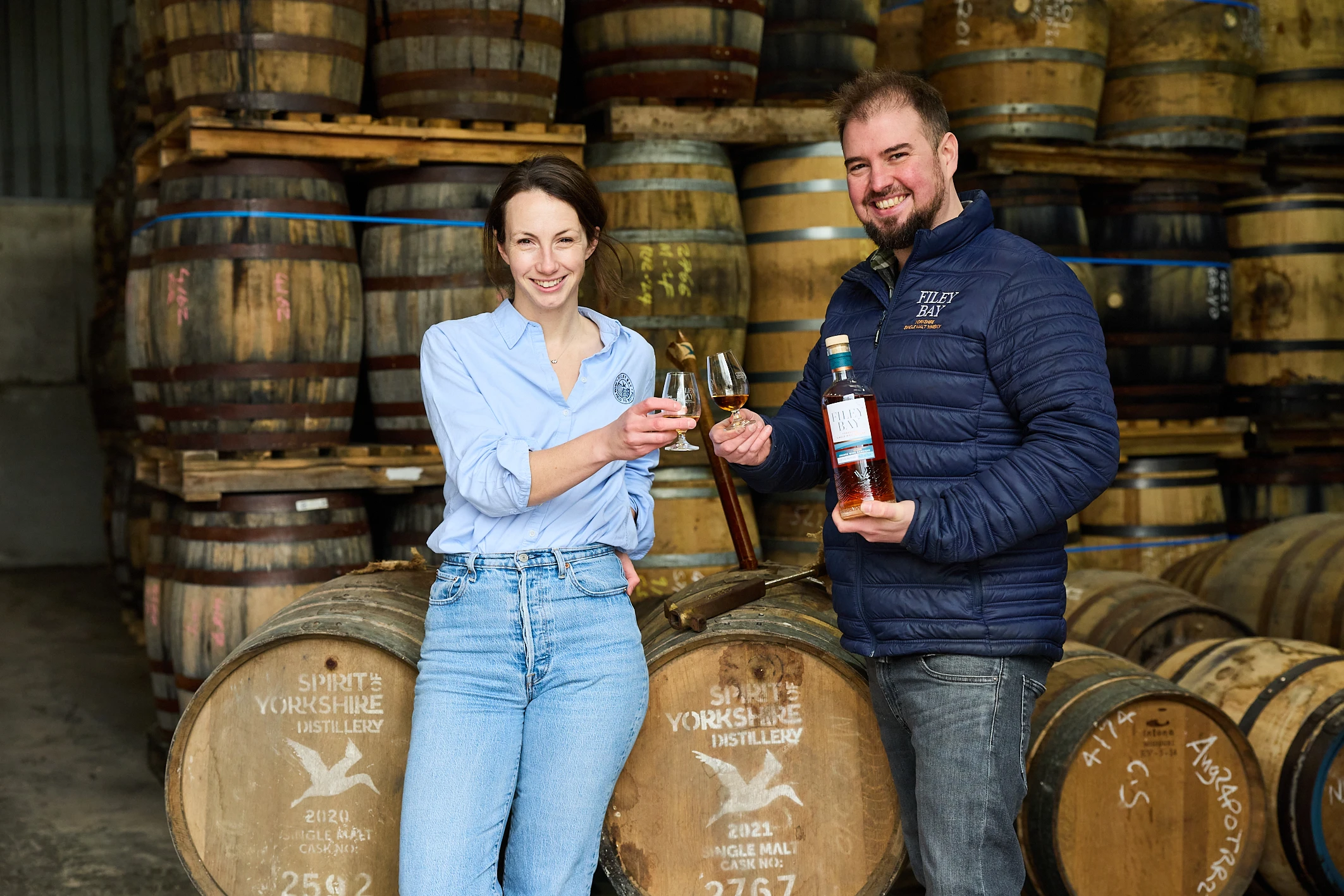 Spirit of Yorkshire finishes Filey Bay in orange wine casks