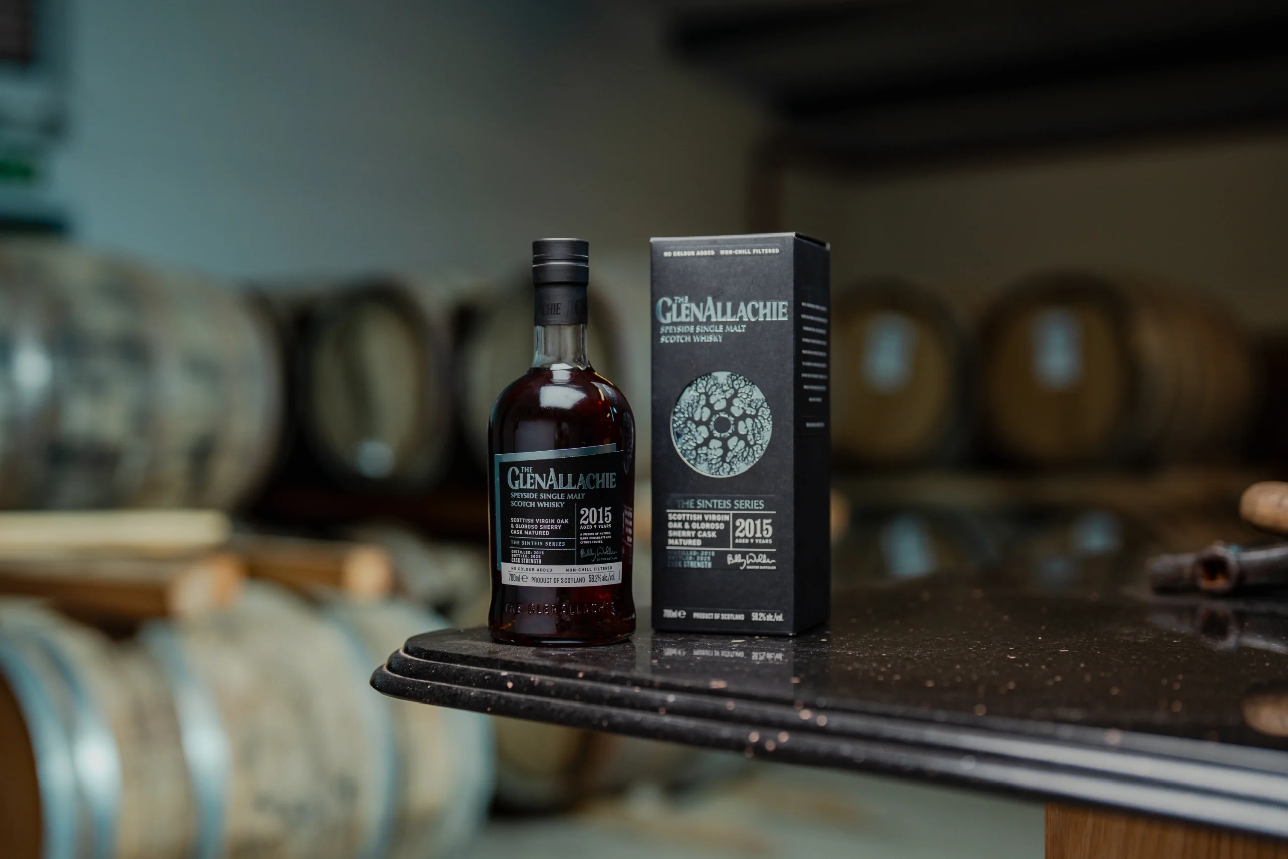 The GlenAllachie explores dual cask maturation with latest Sinteis release
